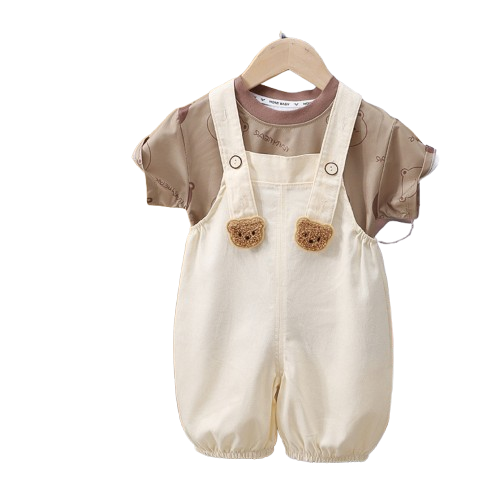 Salopette bébé - Miel d'Ours - Ensemble de deux pièces