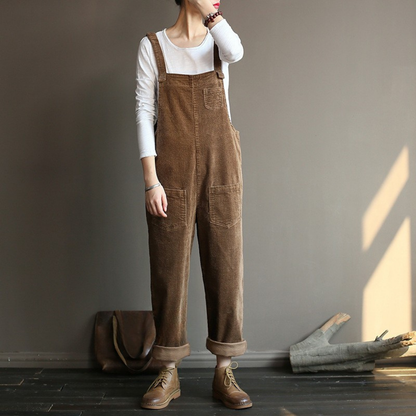 Salopette velours femme - La Silencieuse