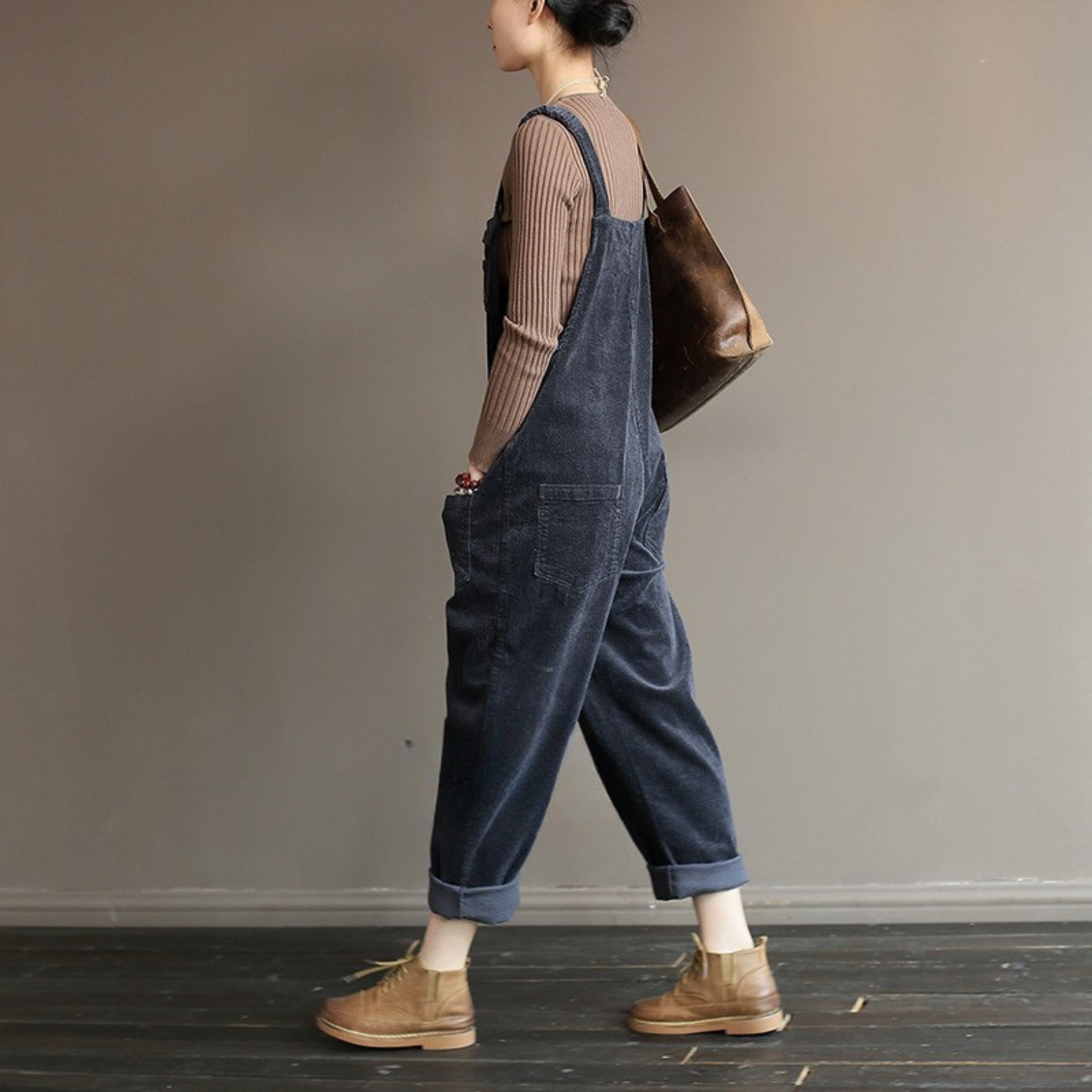 Salopette velours femme - La Silencieuse