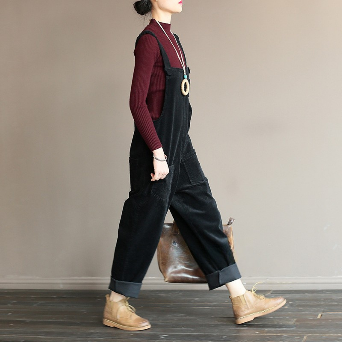 Salopette velours femme - La Silencieuse