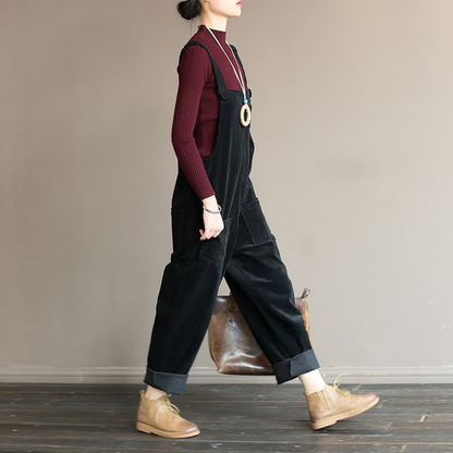 Salopette velours femme - La Silencieuse