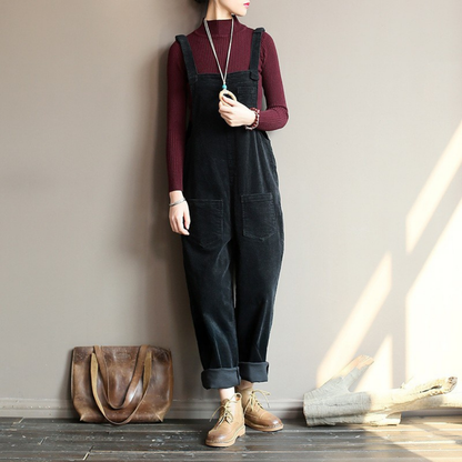 Salopette velours femme - La Silencieuse