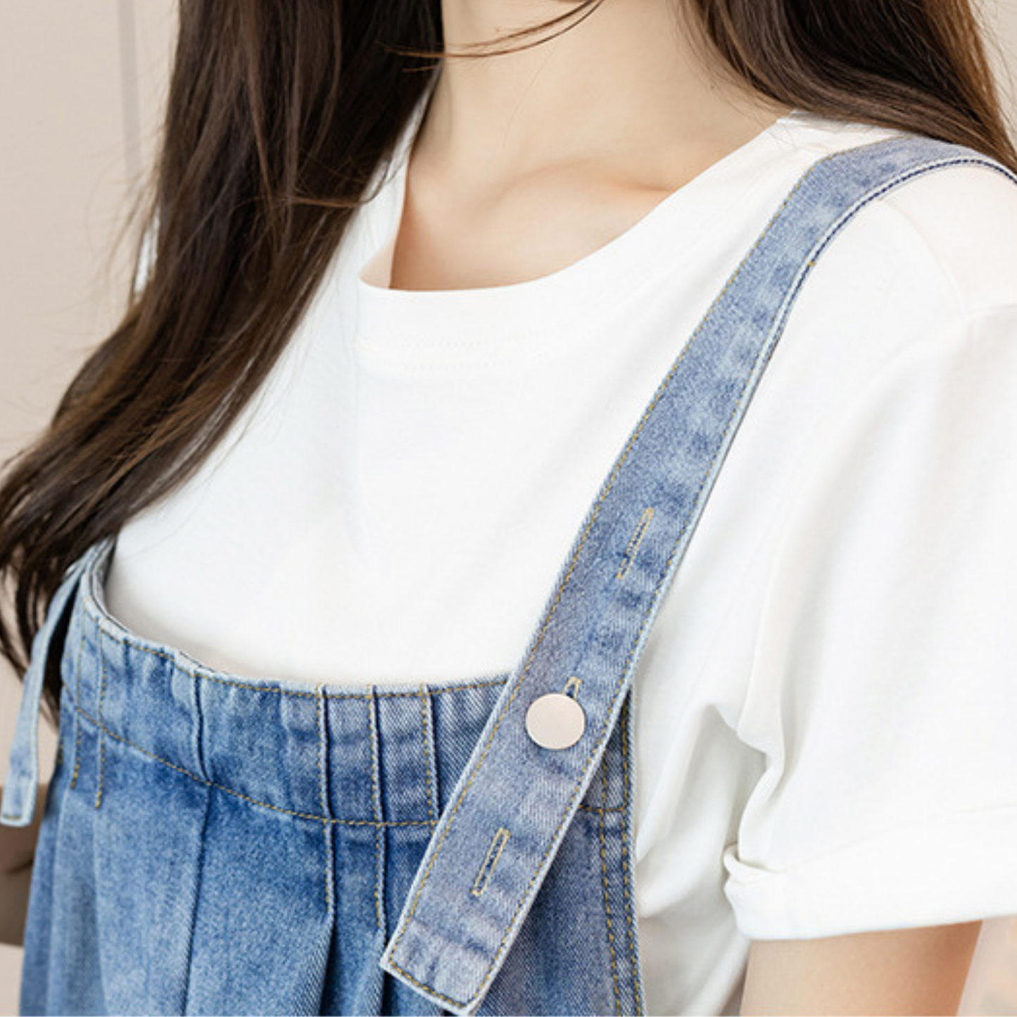 Robe salopette - Bleu Sentier