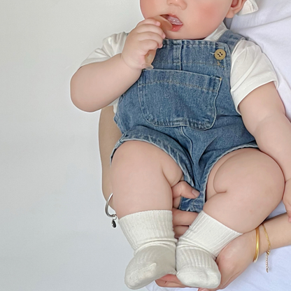 Salopette bébé - Matin d'Été - Ensemble de deux pièce - T-shirt offert !
