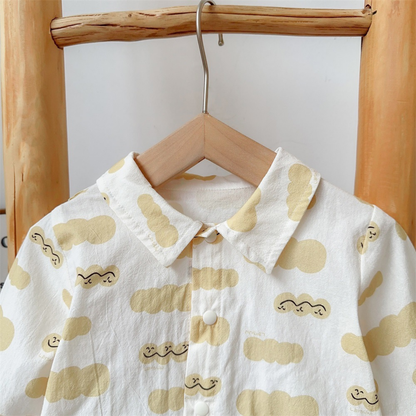 Salopette bébé - Rêve d’Or - Ensemble de deux pièces - Chemise offerte !