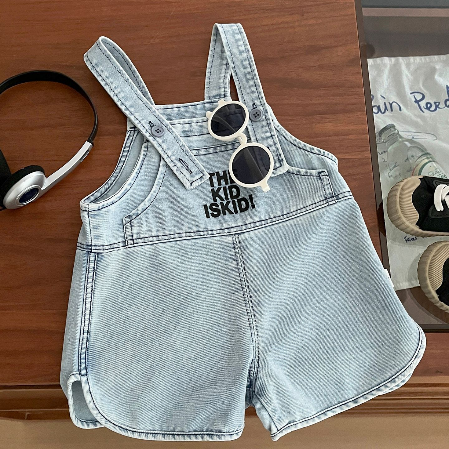 Salopette bébé - Bleu Azur