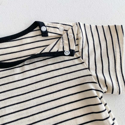 Salopette bébé - Éclat Sablé - Ensemble de deux pièce - T-shirt offert !
