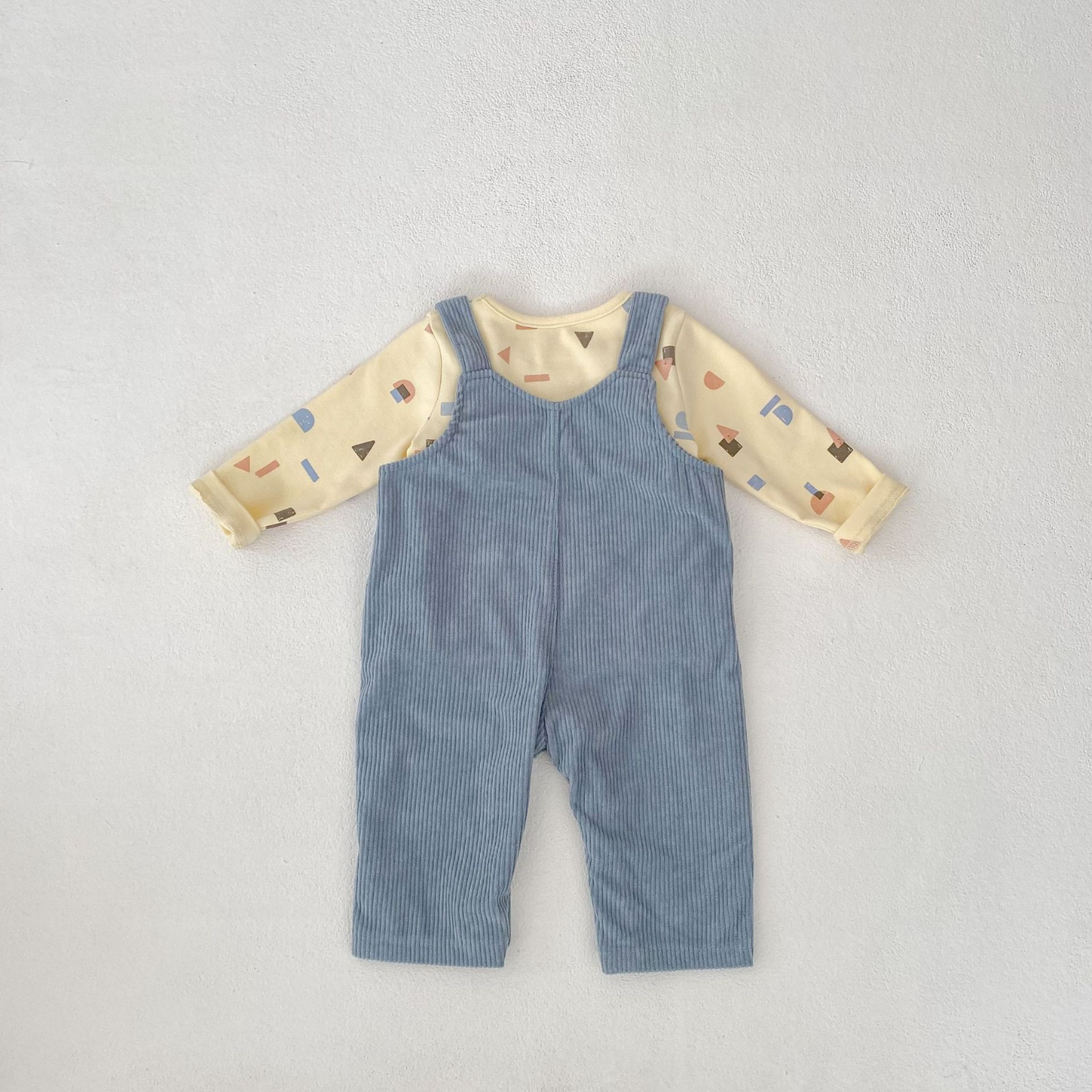 Salopette bébé - Ciel d'Automne - Ensemble deux pièce - Pull offert !