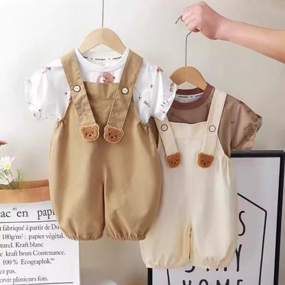Salopette bébé - Miel d'Ours - Ensemble de deux pièces