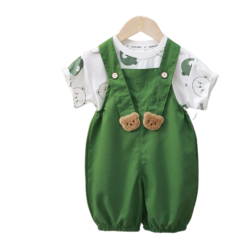 Salopette bébé - Miel d'Ours - Ensemble de deux pièces