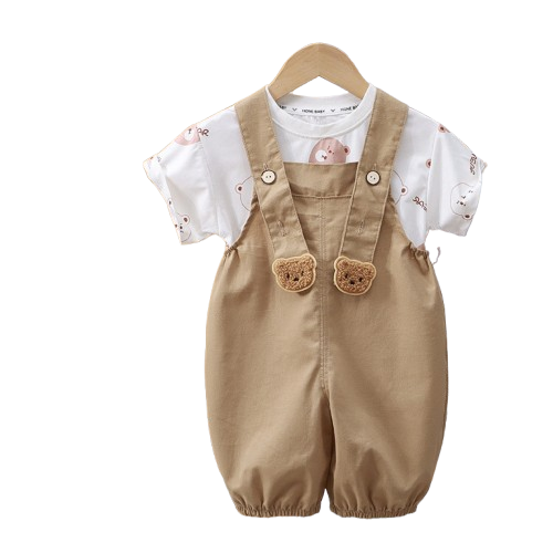 Salopette bébé - Miel d'Ours - Ensemble de deux pièces