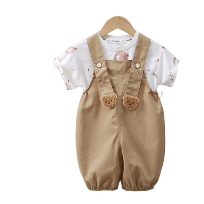 Salopette bébé - Miel d'Ours - Ensemble de deux pièces