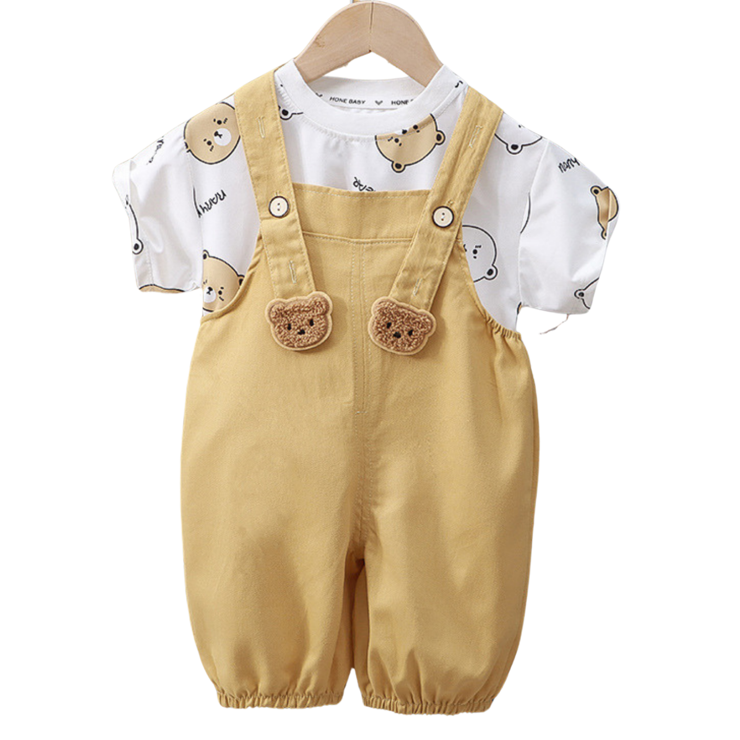 Salopette bébé - Miel d'Ours - Ensemble de deux pièces