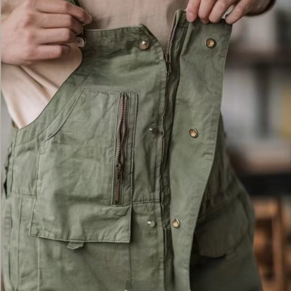 Salopette homme cargo au style rétro multi poche - Elliot