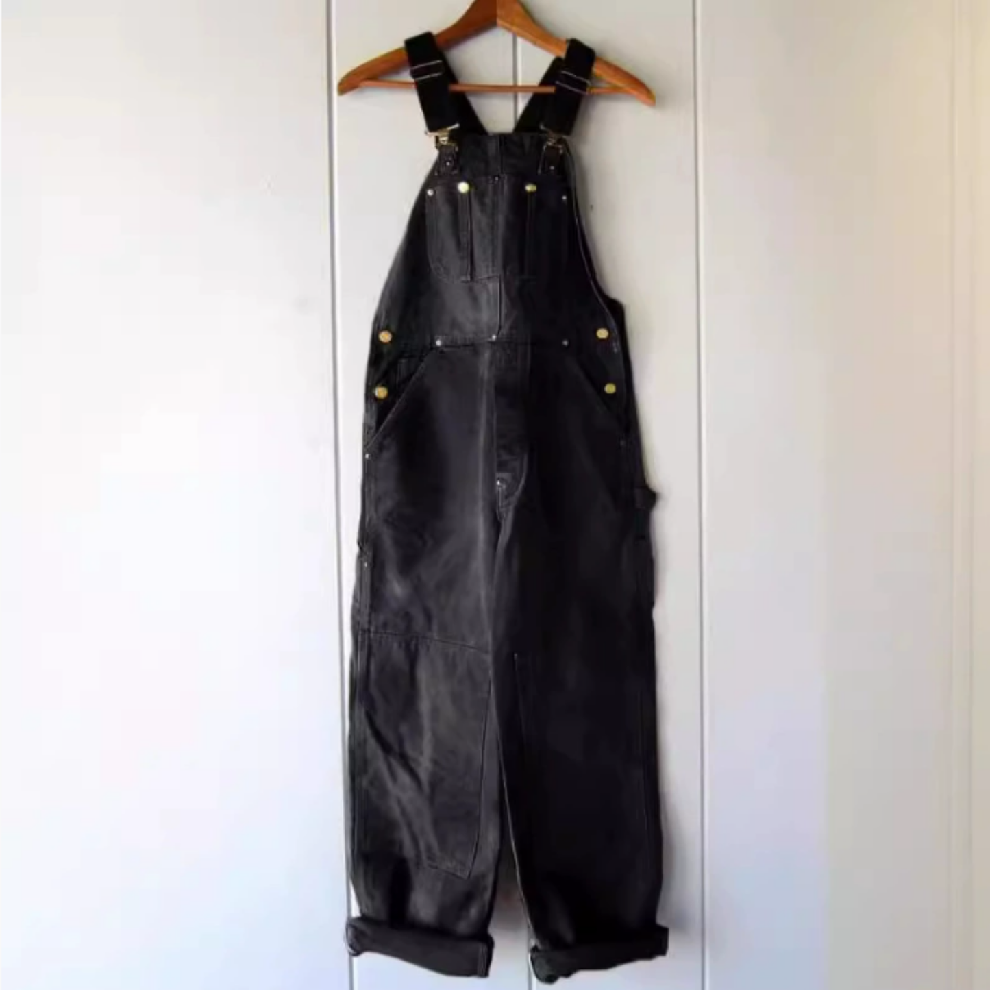 Salopette de travail en denim unisexe - Noa