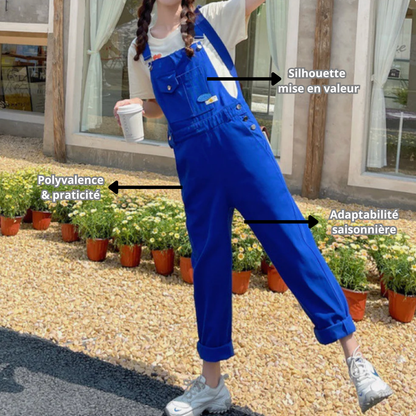 Salopette de travail femme - Chantier Bleu
